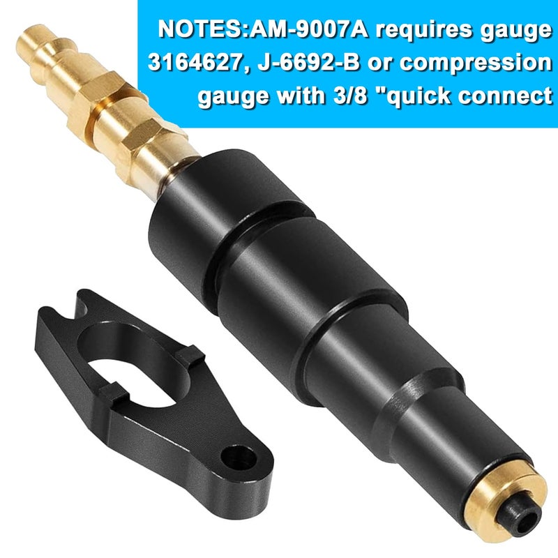 mooncar 9007A 9007 Compression Test Adapter (Used with J-6692-B Compression Test Gauge) Suitable for 24V Cummins 1998-1/2 to Current 5.9 6.7 Liter Diesel - Image 3